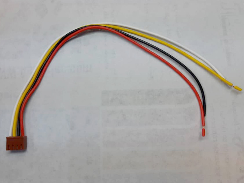 کانکتور آیفونی قهوه ایی 4 پین ماده سیمدار JAE 2.5 mm